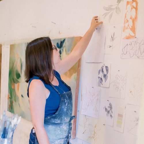 Elise Morris in her studio.